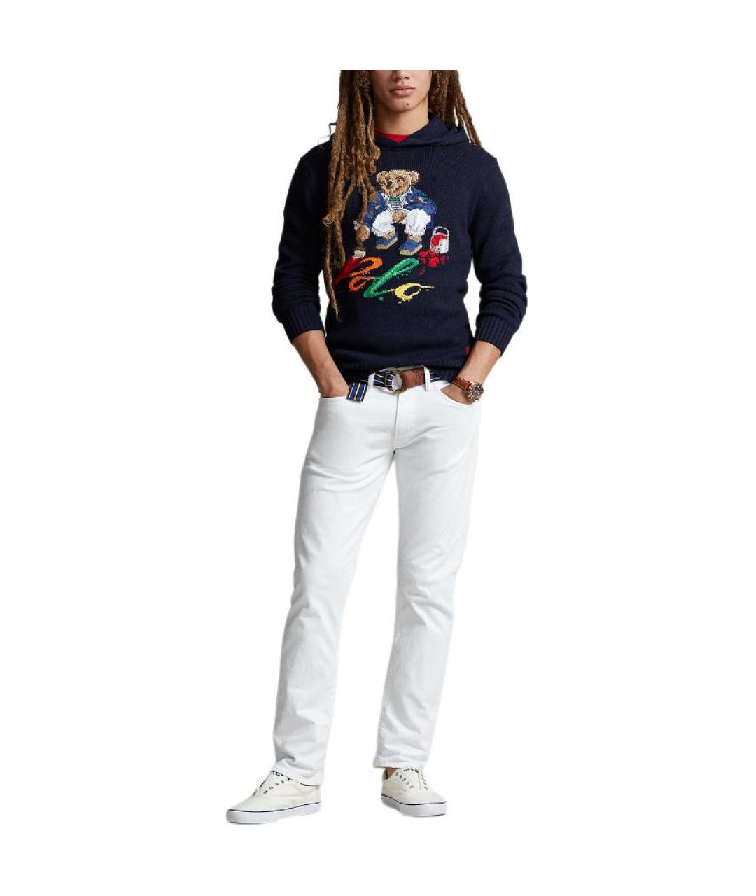 POLO RALPH LAUREN Темно-синий джемпер / свитер, фото 3