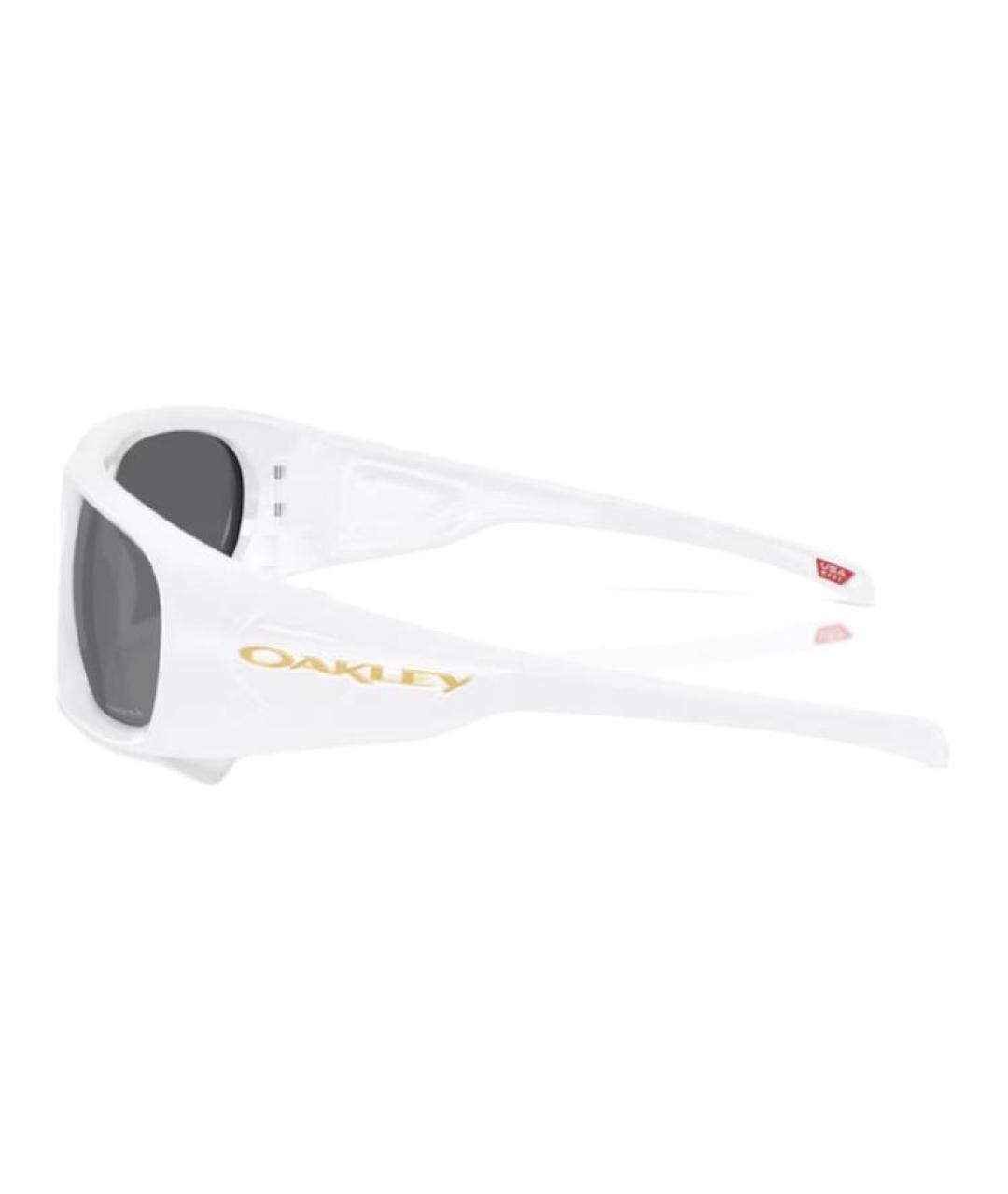 OAKLEY Белые пластиковые солнцезащитные очки, фото 3