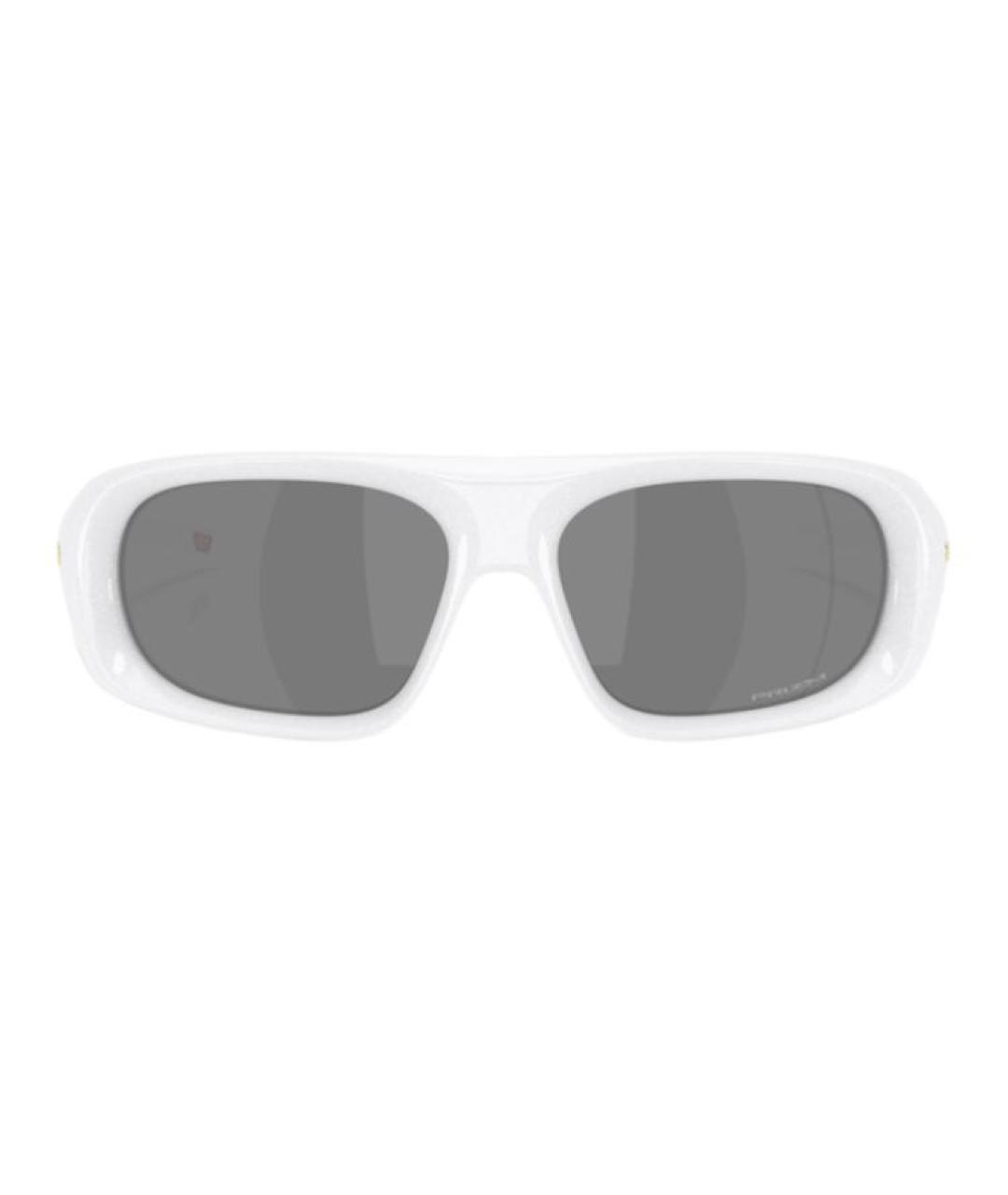 OAKLEY Белые пластиковые солнцезащитные очки, фото 2