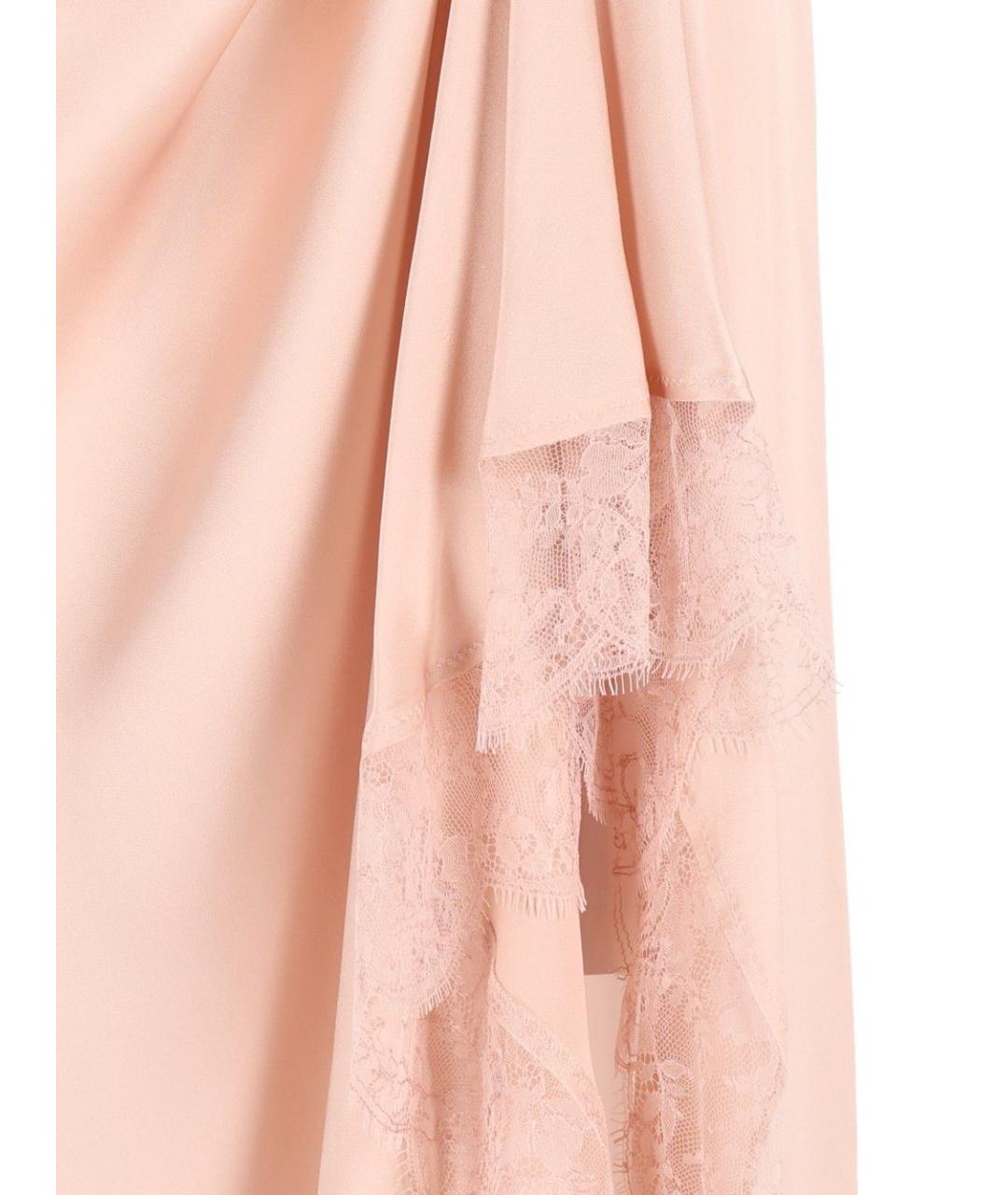 MAISON MARGIELA Розовое ацетатное повседневное платье, фото 4