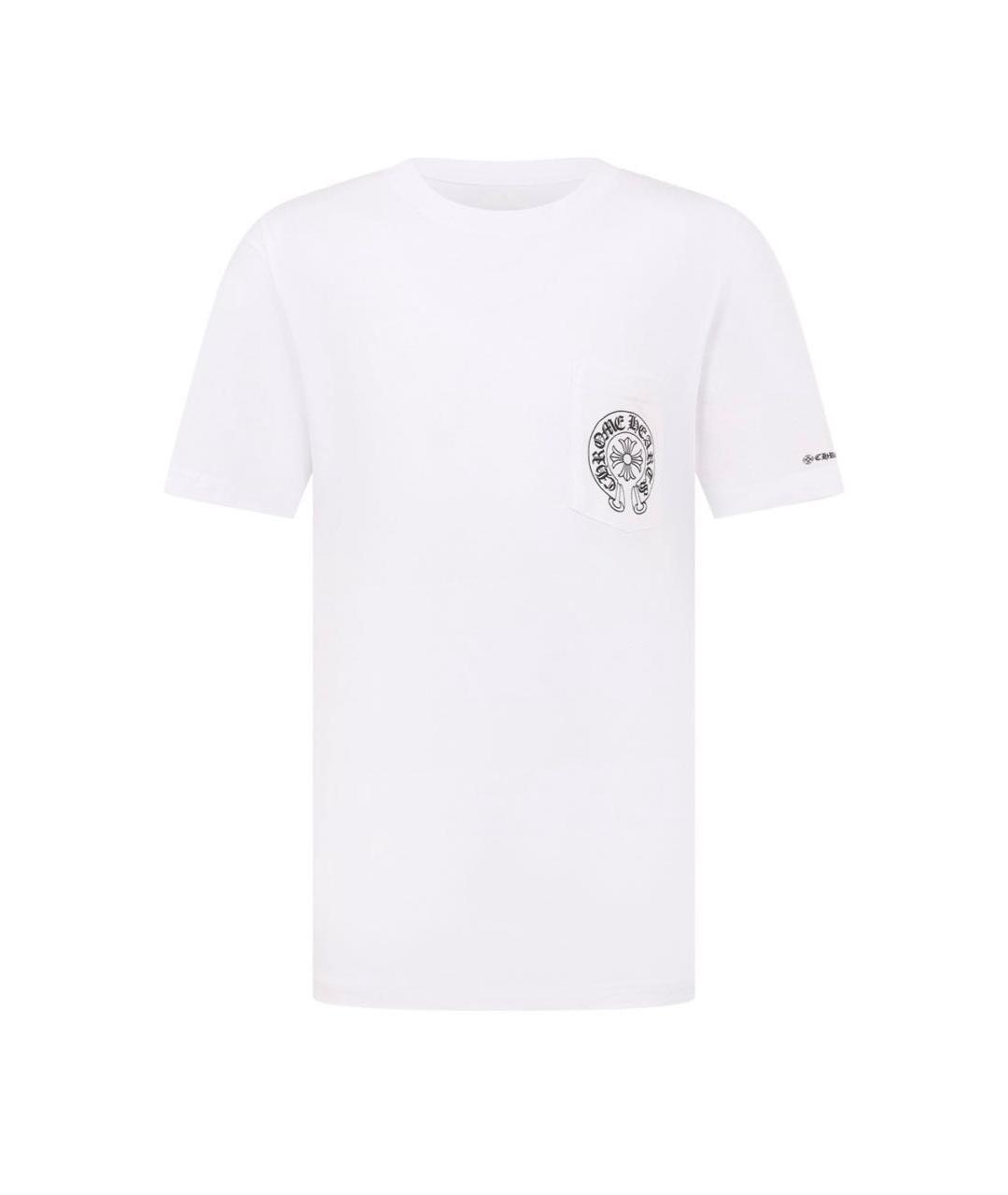 CHROME HEARTS Белая хлопковая футболка, фото 1