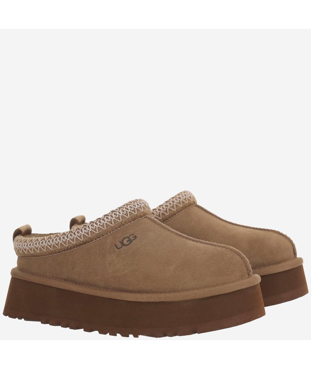 UGG Коричневые нубуковые ботинки, фото 3