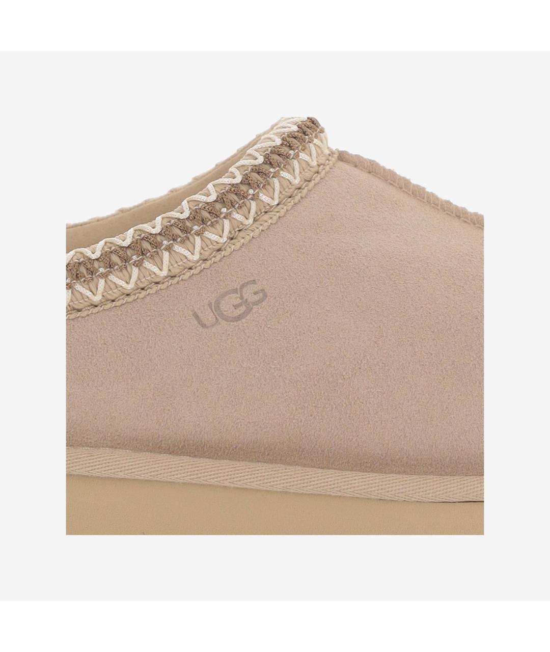 UGG Бежевые замшевые мюли, фото 5