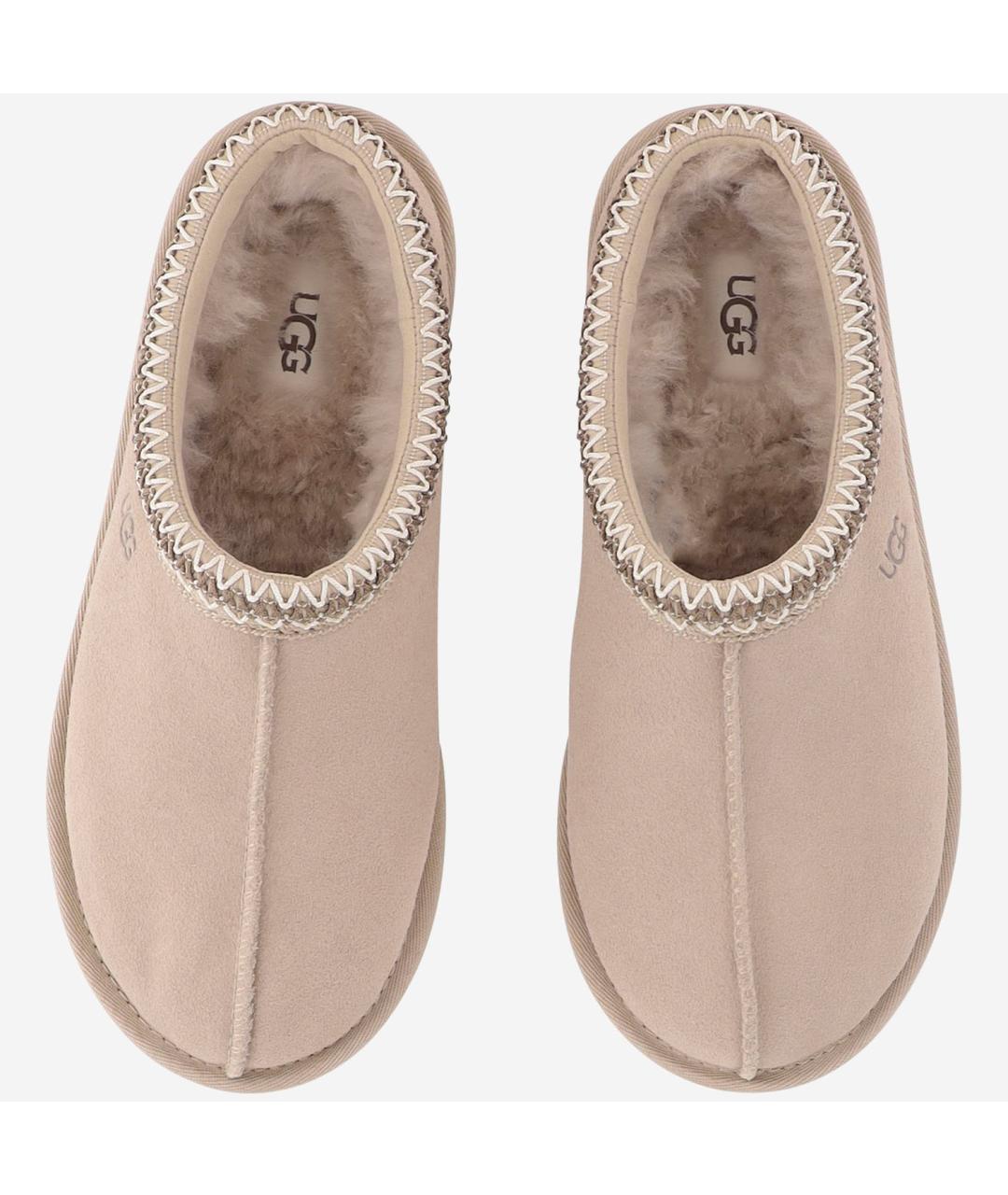 UGG Бежевые замшевые мюли, фото 2