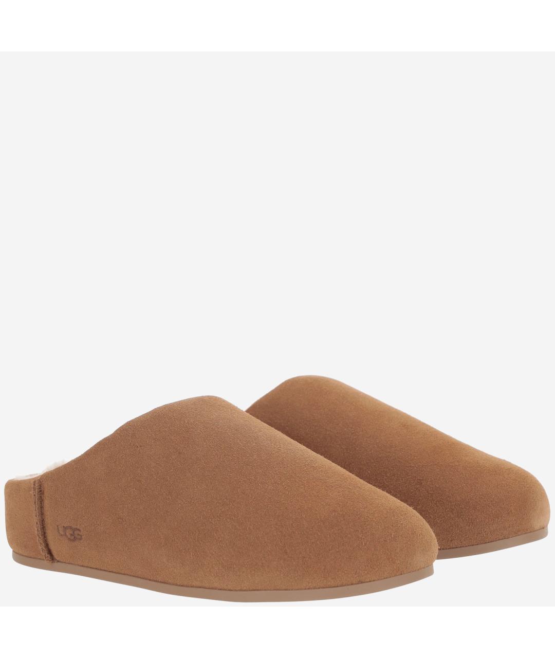 UGG Коричневые замшевые ботинки, фото 3