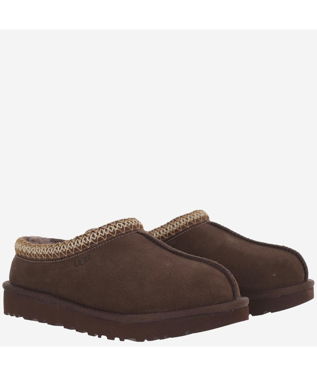 UGG Коричневые замшевые сабо, фото 3