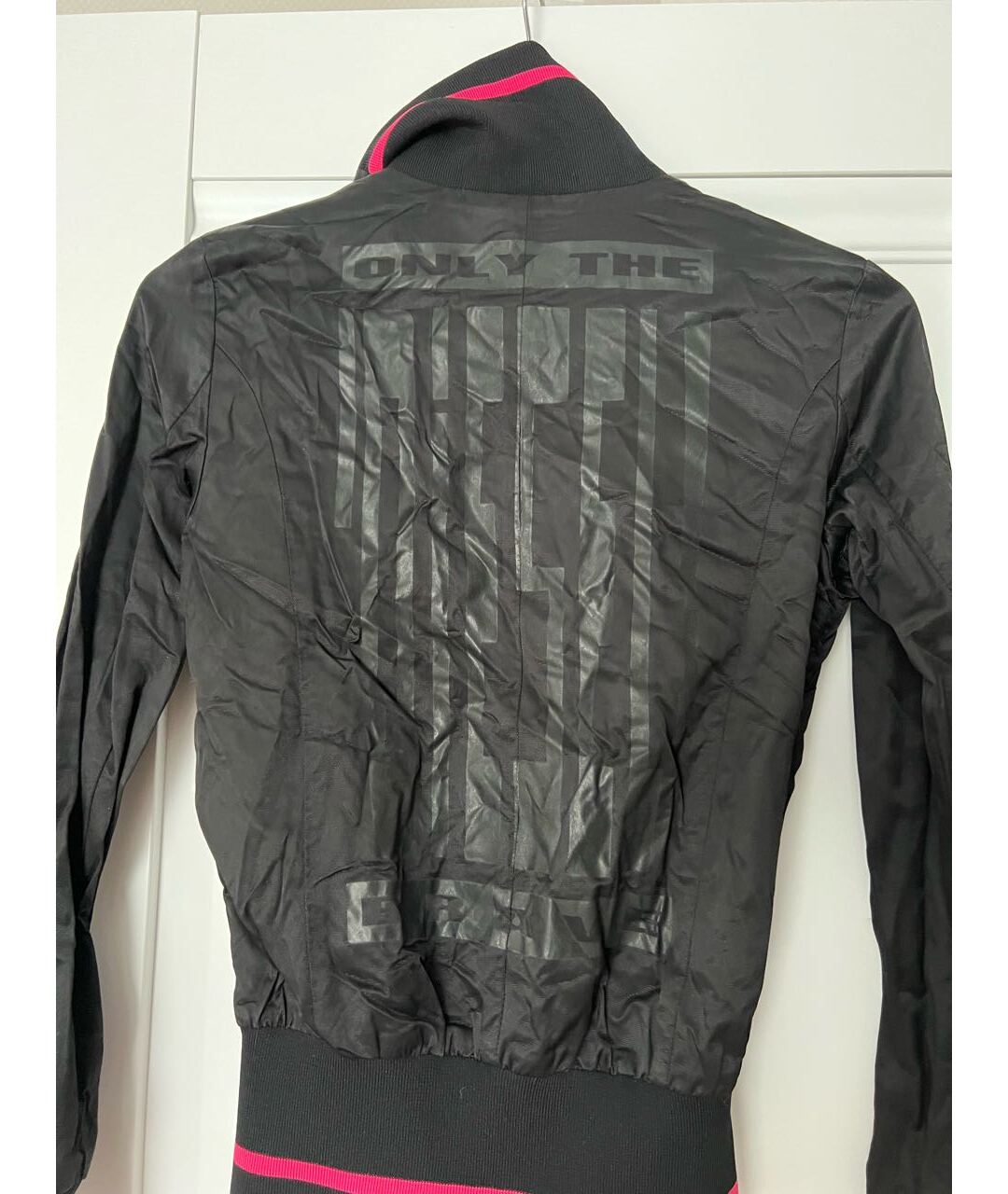 DIESEL Черная полиамидовая спортивная куртка, фото 2