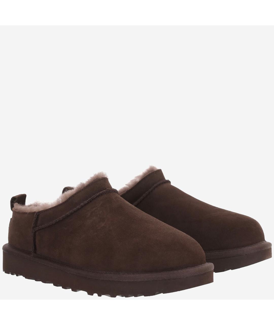 UGG Коричневые замшевые ботинки, фото 3