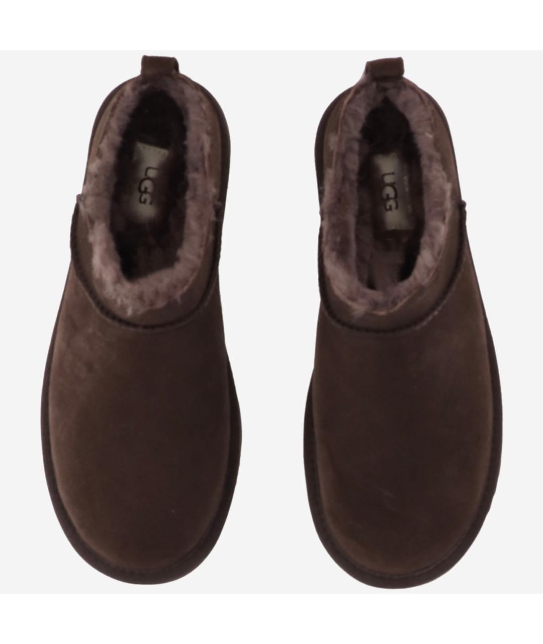 UGG Коричневые замшевые ботинки, фото 2