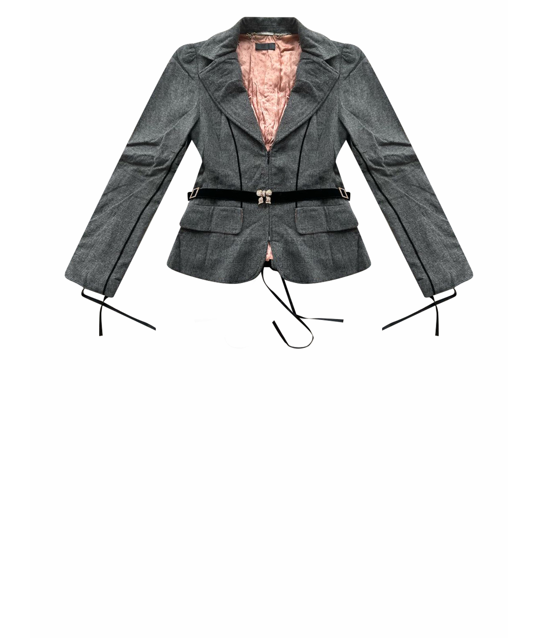 VDP Серый полиэстеровый жакет/пиджак, фото 1