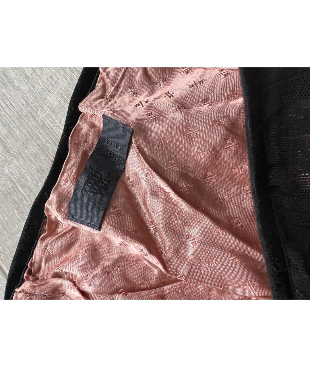 VDP Серая полиэстеровая юбка миди, фото 3