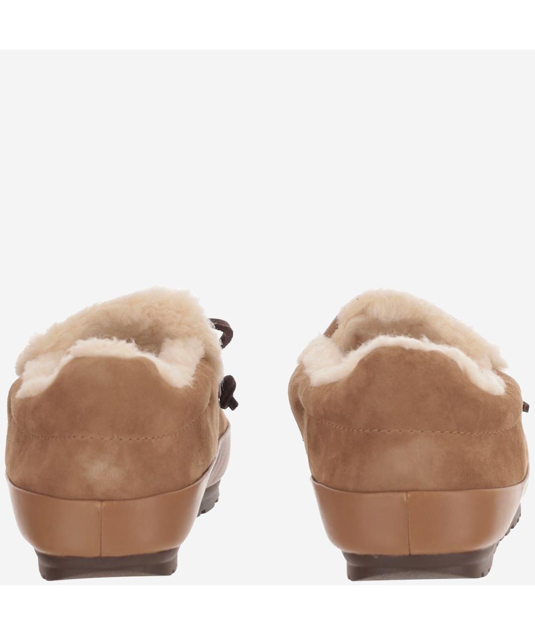 UGG Коричневые замшевые слипоны, фото 4