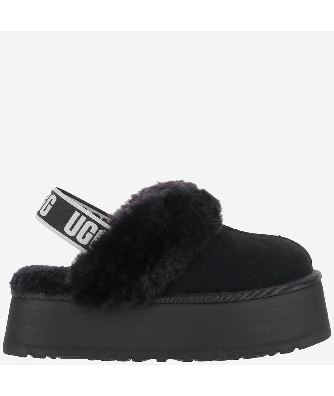 UGG Черные замшевые сабо, фото 1