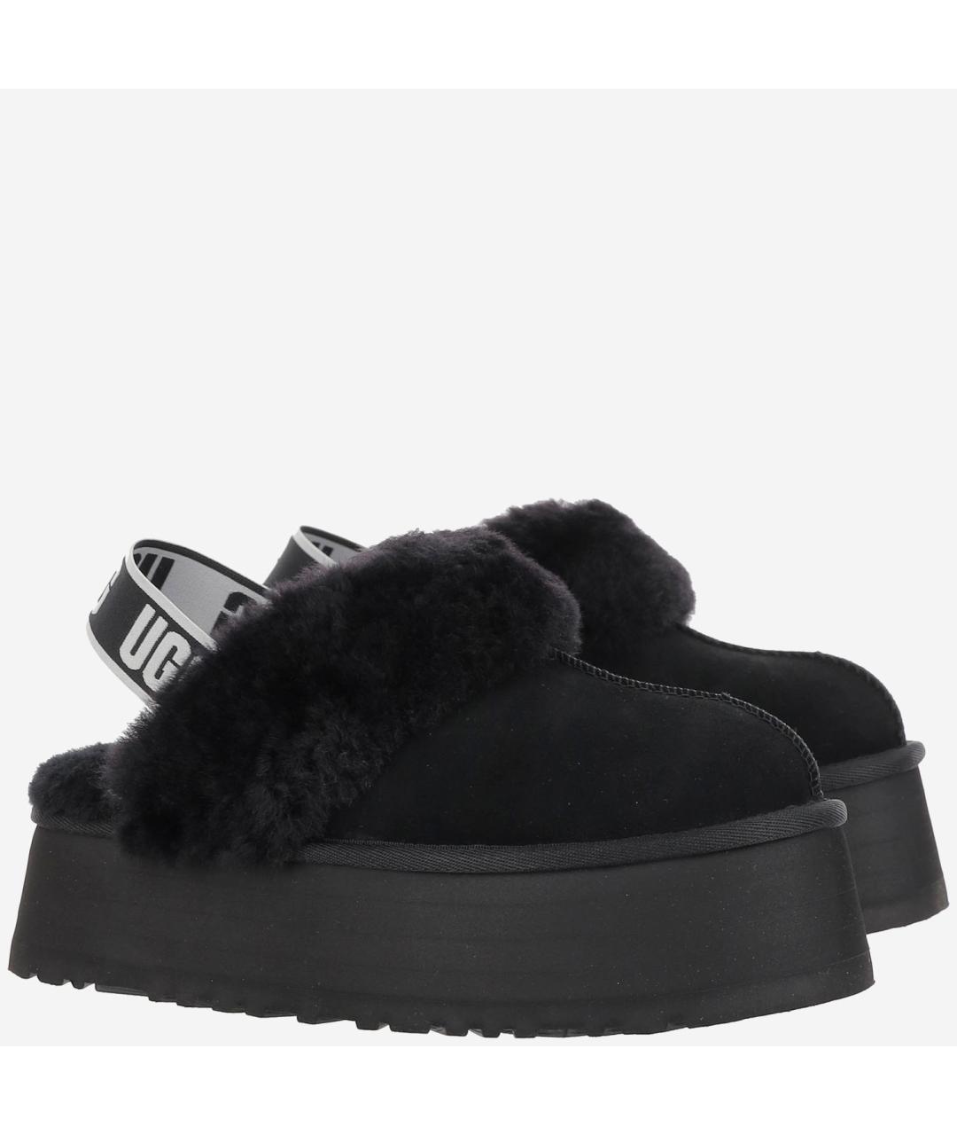 UGG Черные замшевые сабо, фото 3