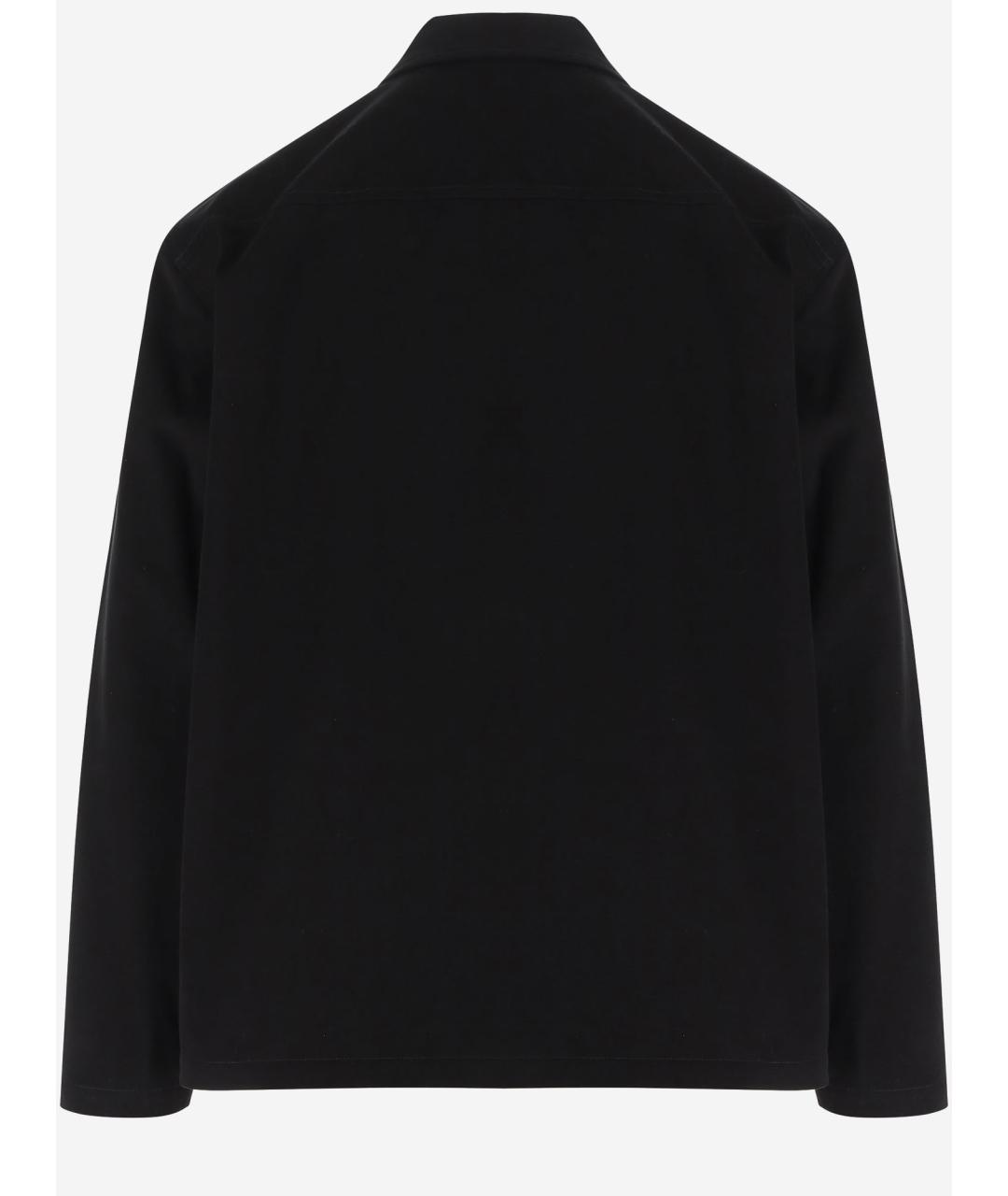 SAINT LAURENT Черная хлопковая кэжуал рубашка, фото 2