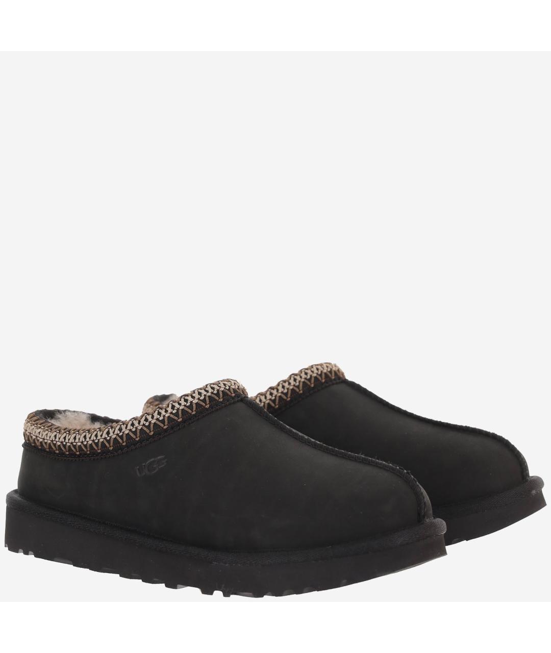 UGG Черные нубуковые ботинки, фото 3