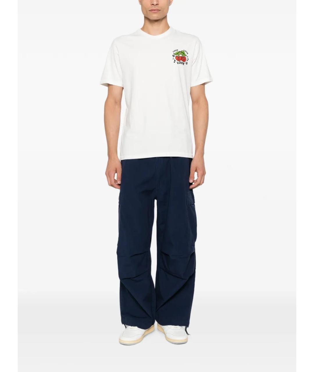 KENZO Белая хлопковая футболка, фото 2