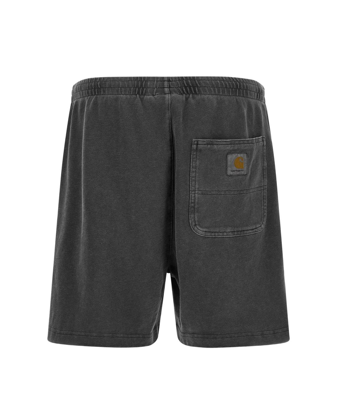 CARHARTT WIP Серые хлопковые шорты, фото 2