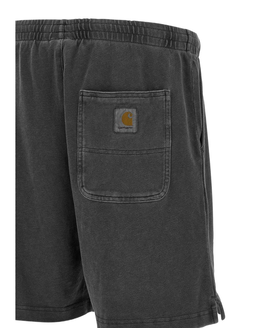CARHARTT WIP Серые хлопковые шорты, фото 3
