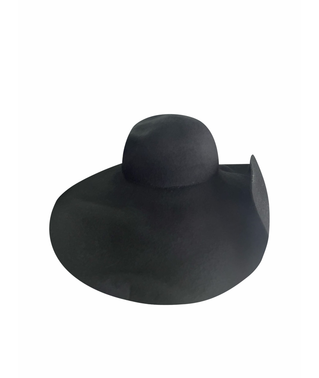 YVES SAINT LAURENT VINTAGE Черная кашемировая шляпа, фото 1