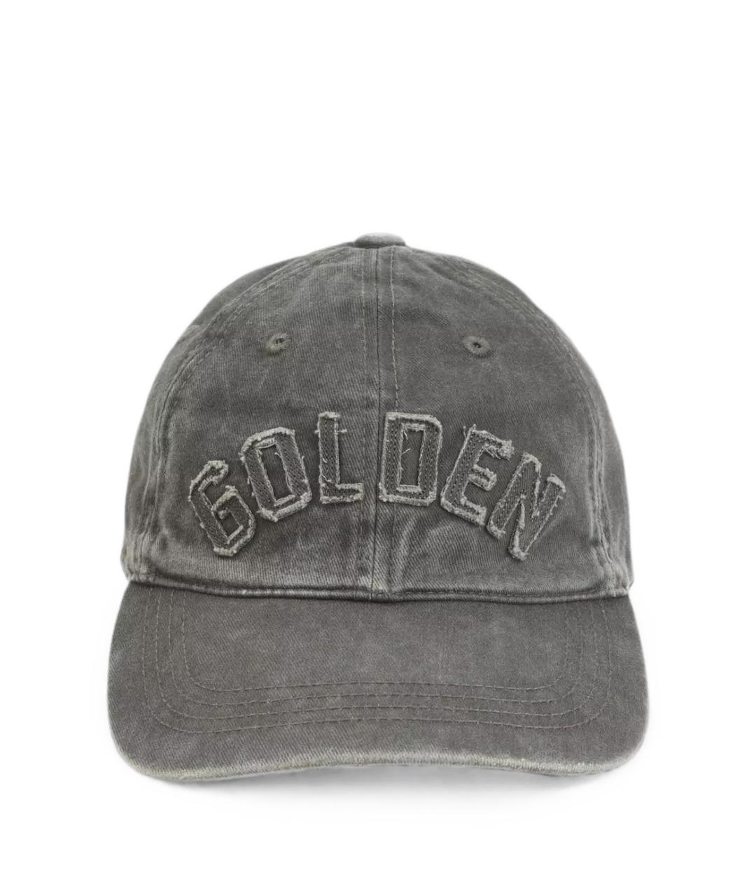 GOLDEN GOOSE Серая хлопковая кепка/бейсболка, фото 1