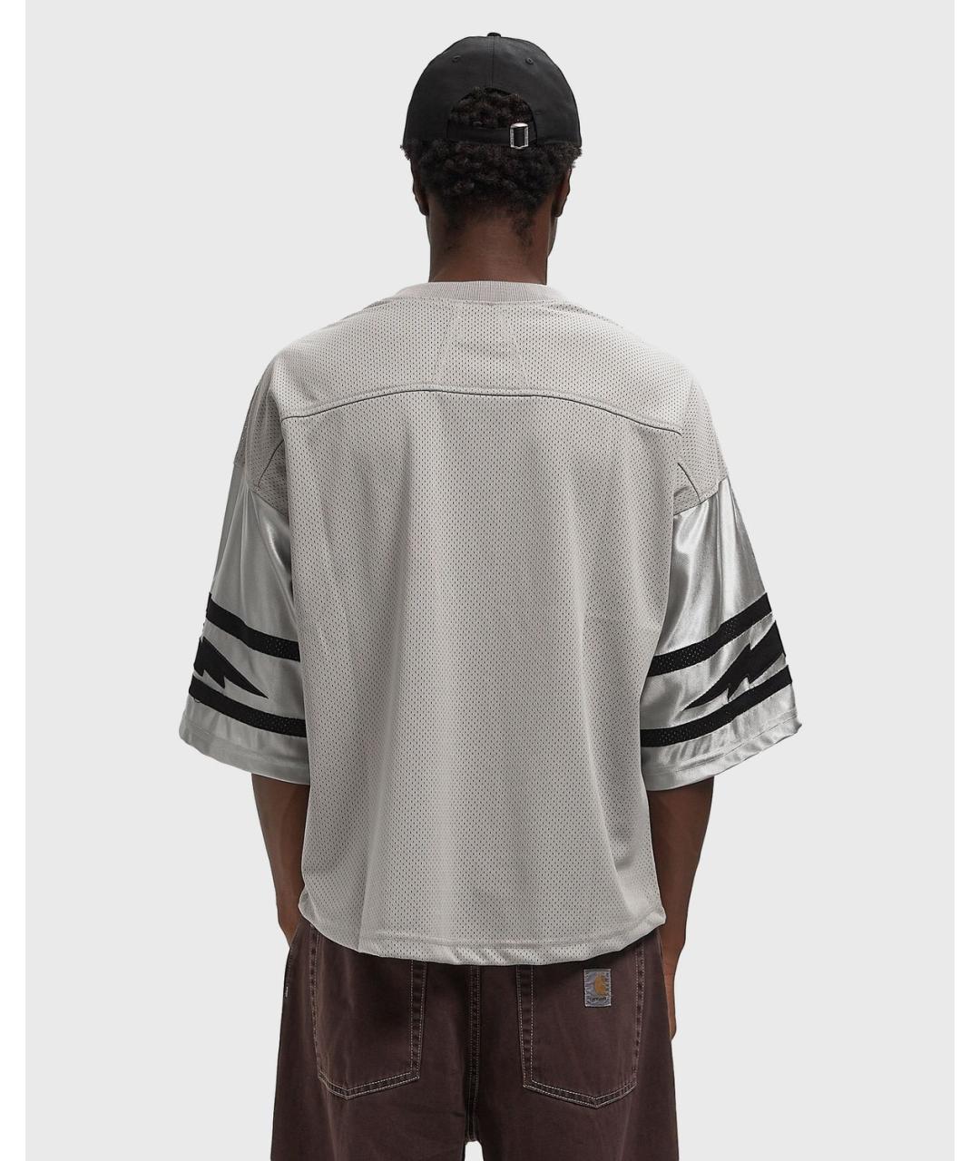 RHUDE Серая футболка, фото 3