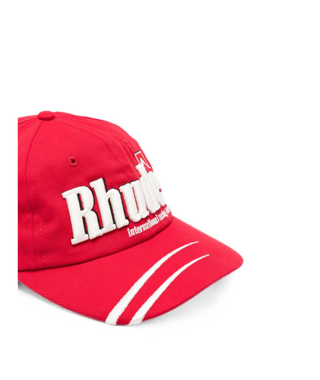 RHUDE Красная хлопковая кепка/бейсболка, фото 3