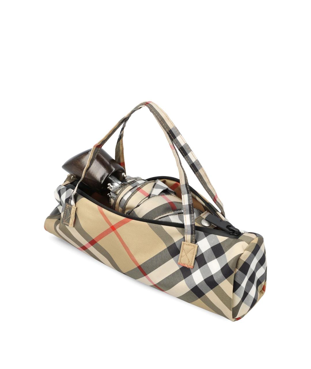 BURBERRY Бежевый зонт, фото 4