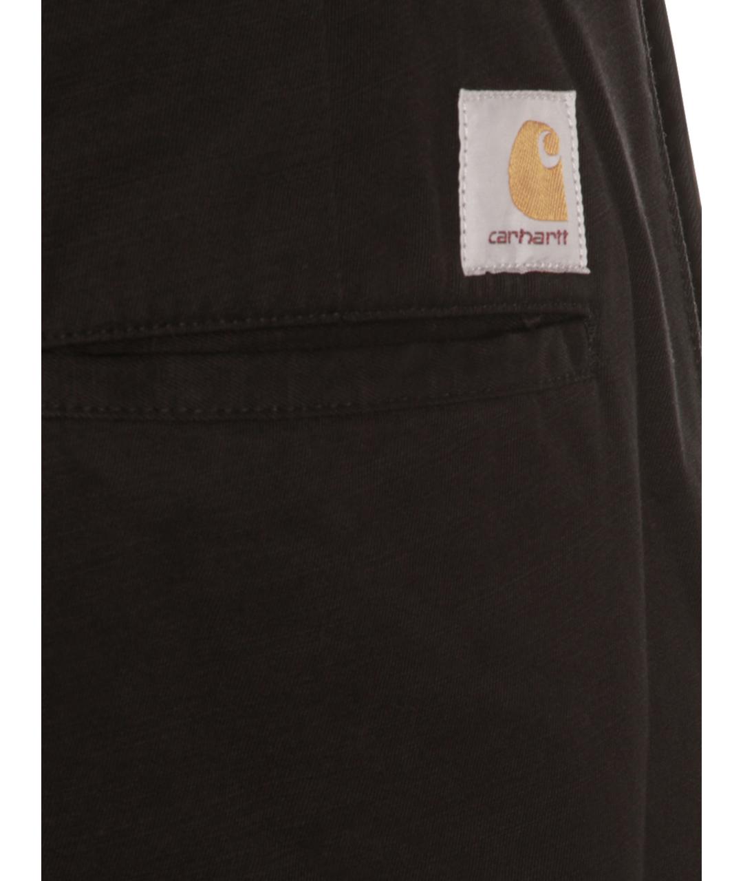 CARHARTT WIP Коричневые хлопковые повседневные брюки, фото 4