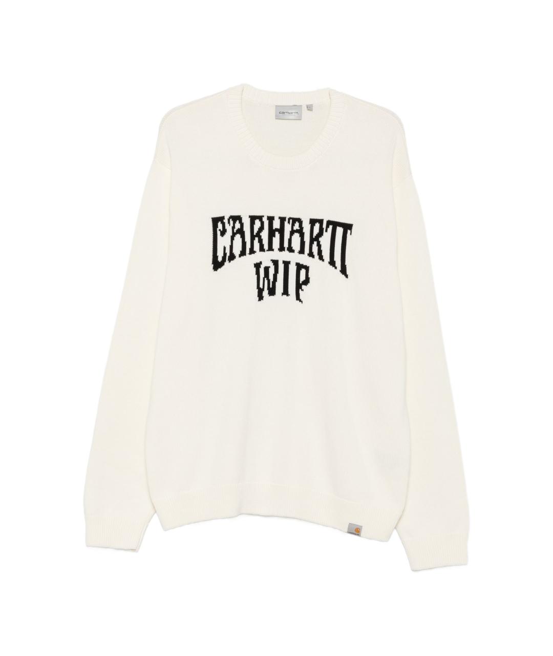 CARHARTT WIP Белый хлопковый джемпер / свитер, фото 1