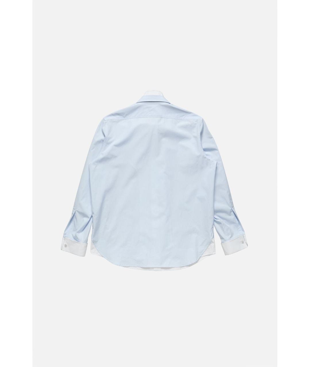 ACNE STUDIOS Синяя хлопковая кэжуал рубашка, фото 2