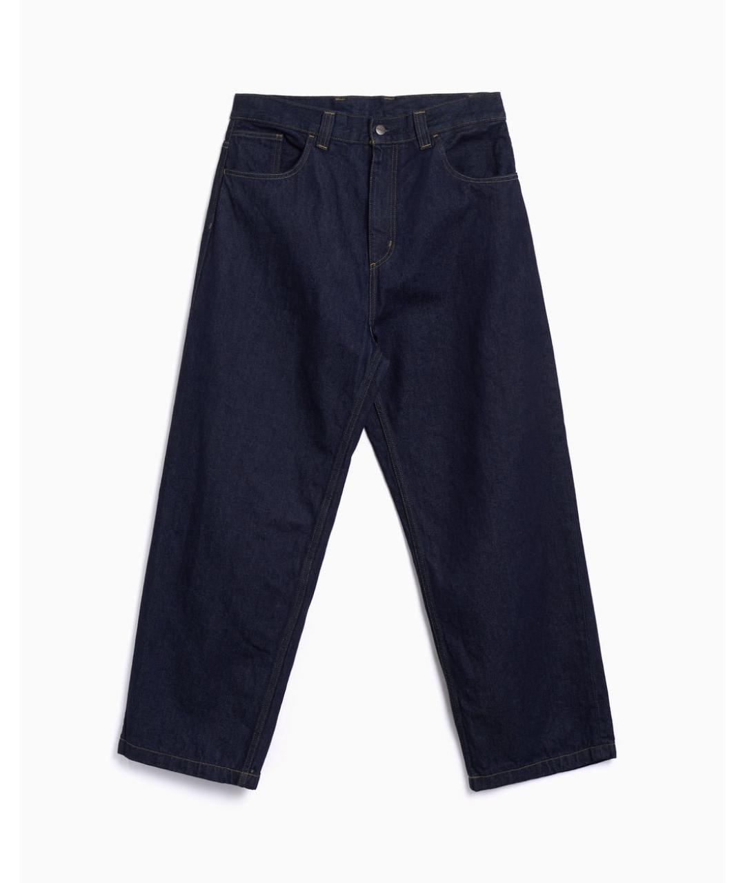 CARHARTT WIP Синие хлопковые прямые джинсы, фото 1
