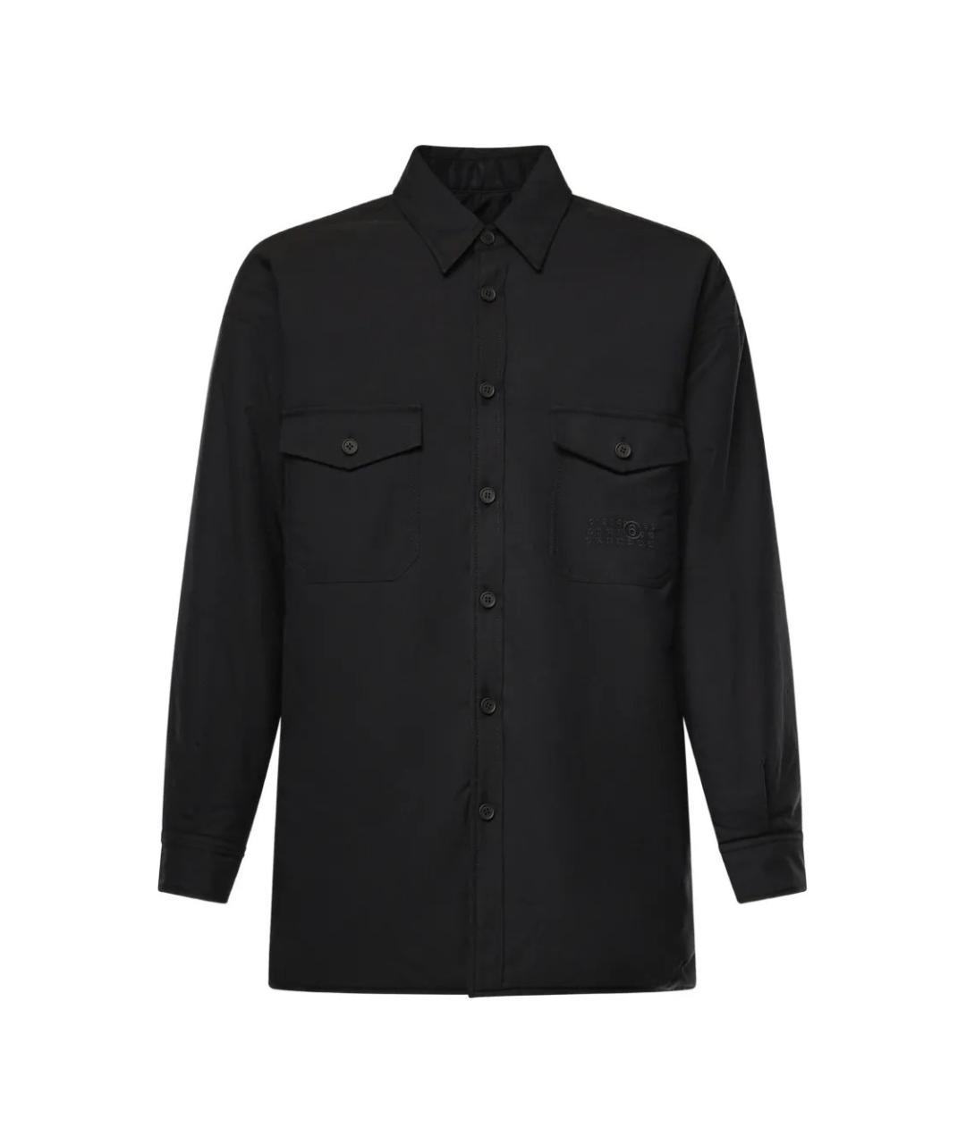 MM6 MAISON MARGIELA Антрацитовая хлопковая куртка, фото 1