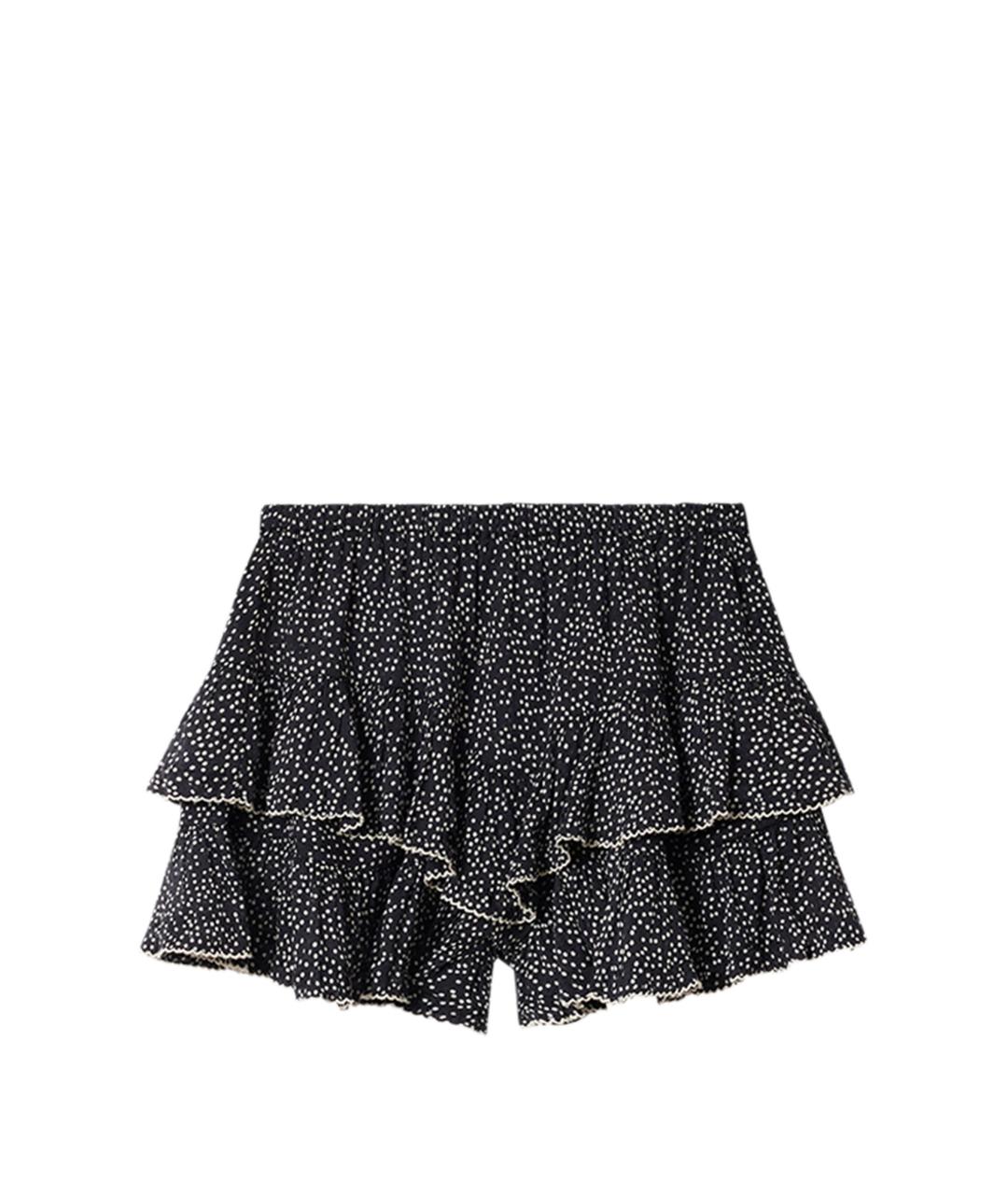 ISABEL MARANT Черная полиэстеровая юбка-шорты, фото 1
