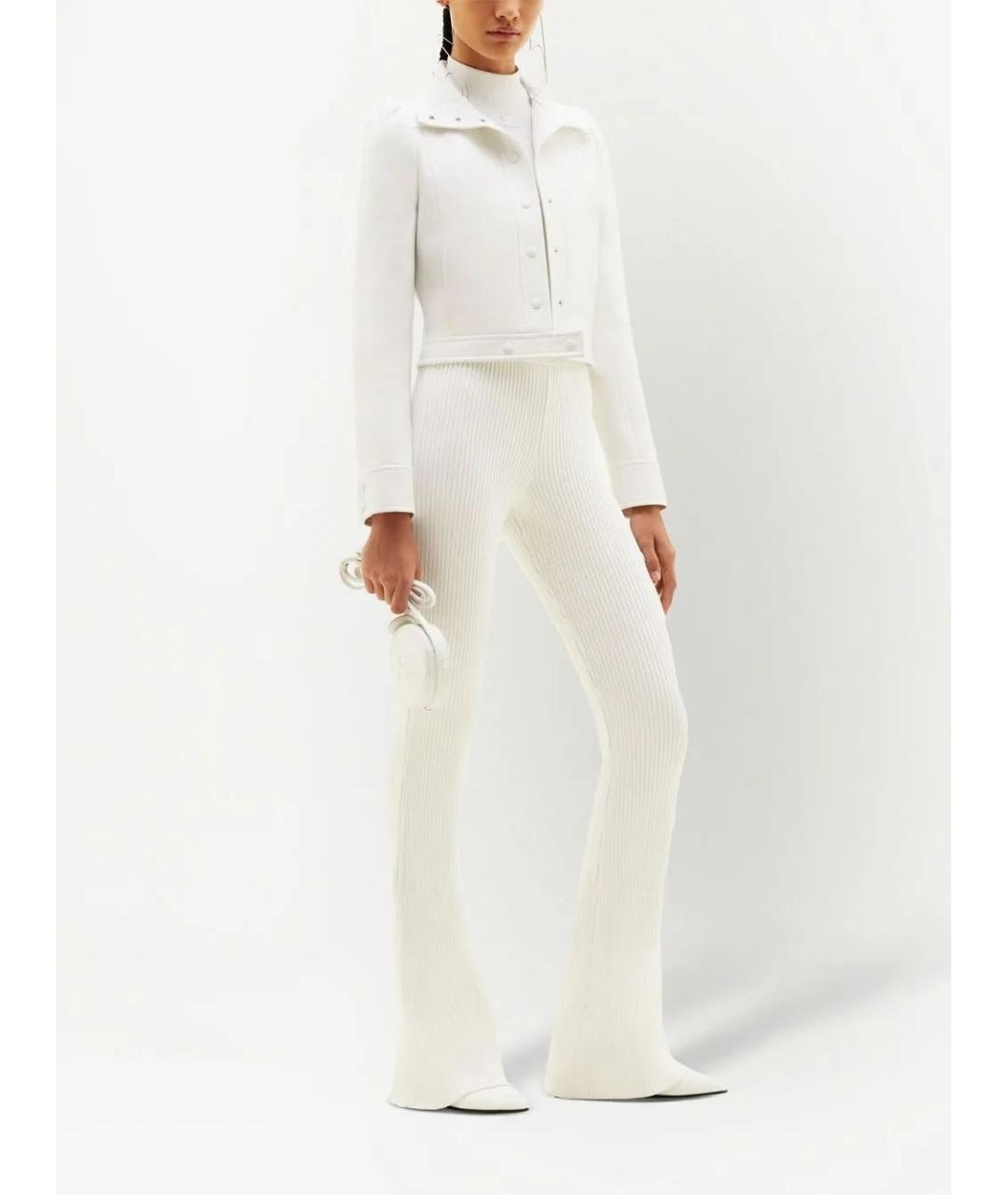 COURREGES Белая хлопковая куртка, фото 3