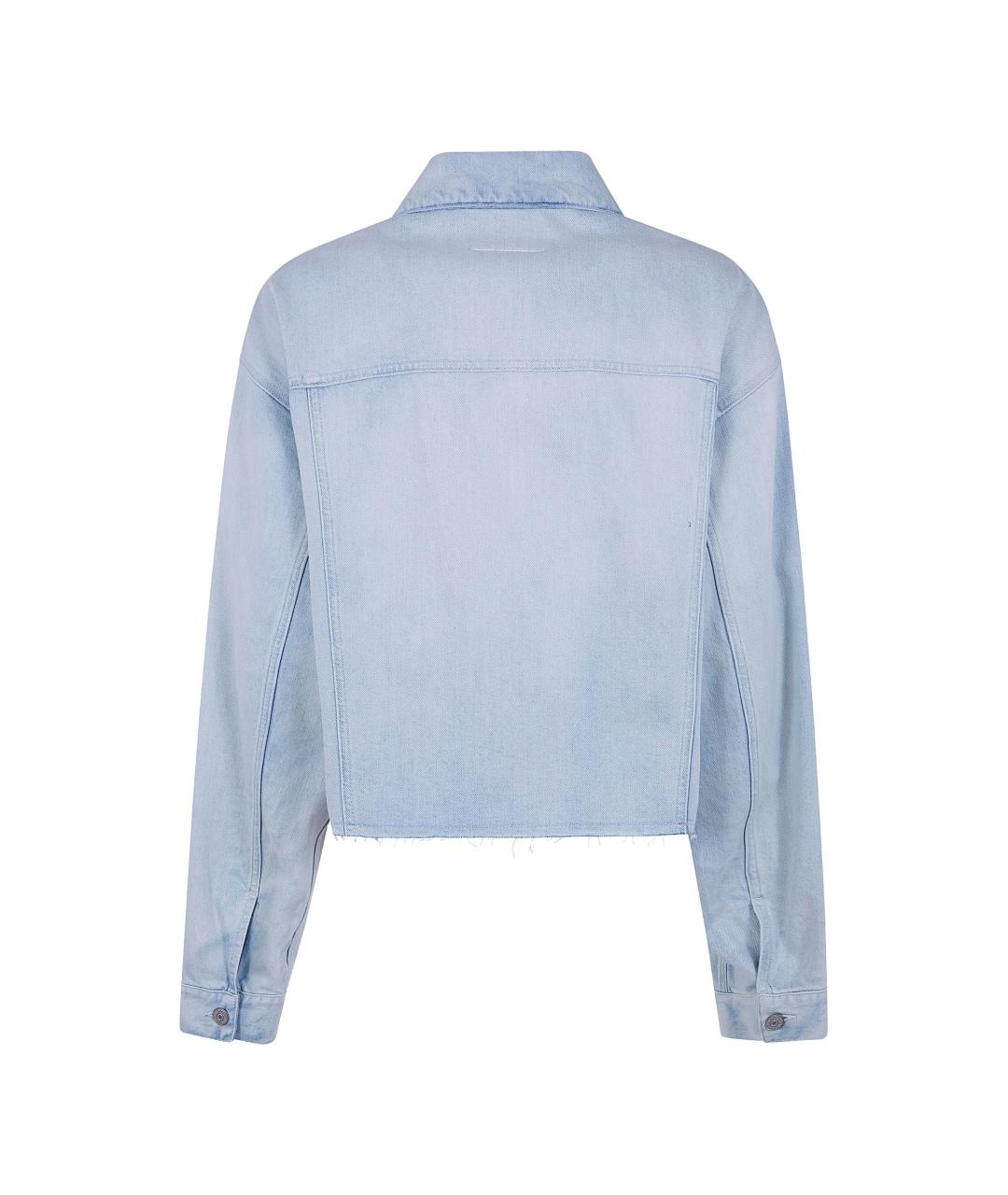 MM6 MAISON MARGIELA Голубая куртка, фото 2