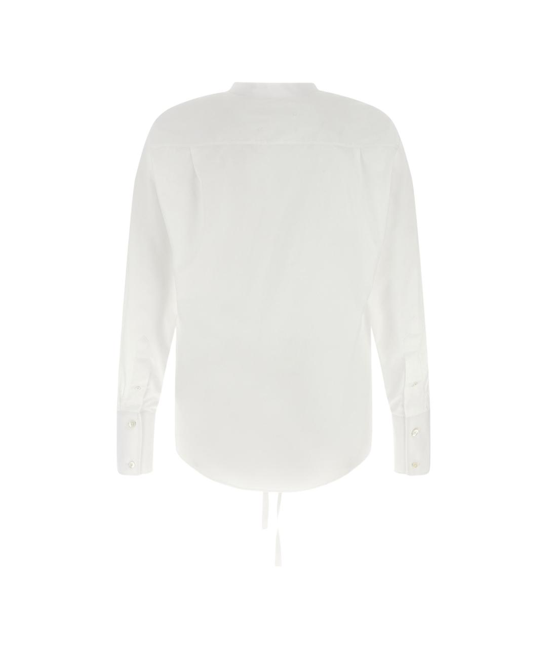 MAISON MARGIELA Белая хлопковая кэжуал рубашка, фото 2