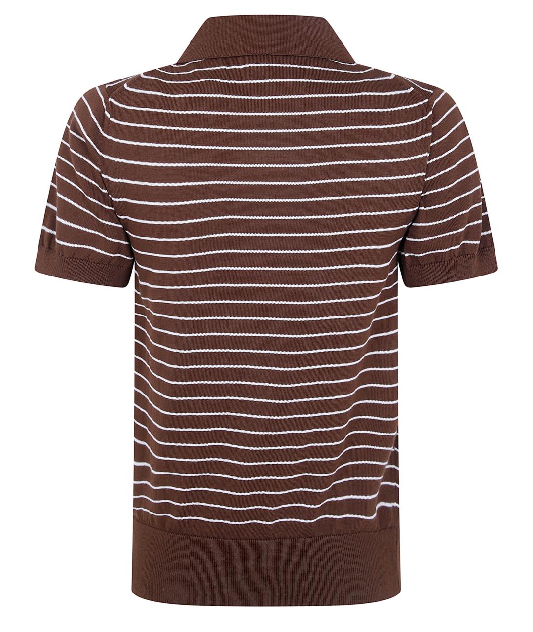A.P.C. Коричневая хлопковая футболка, фото 2