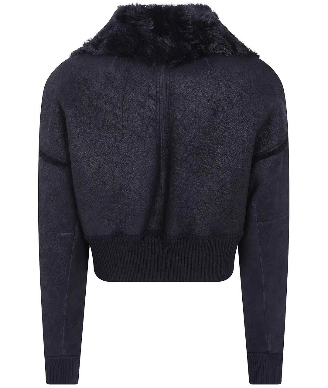 RICK OWENS Черная замшевая куртка, фото 2