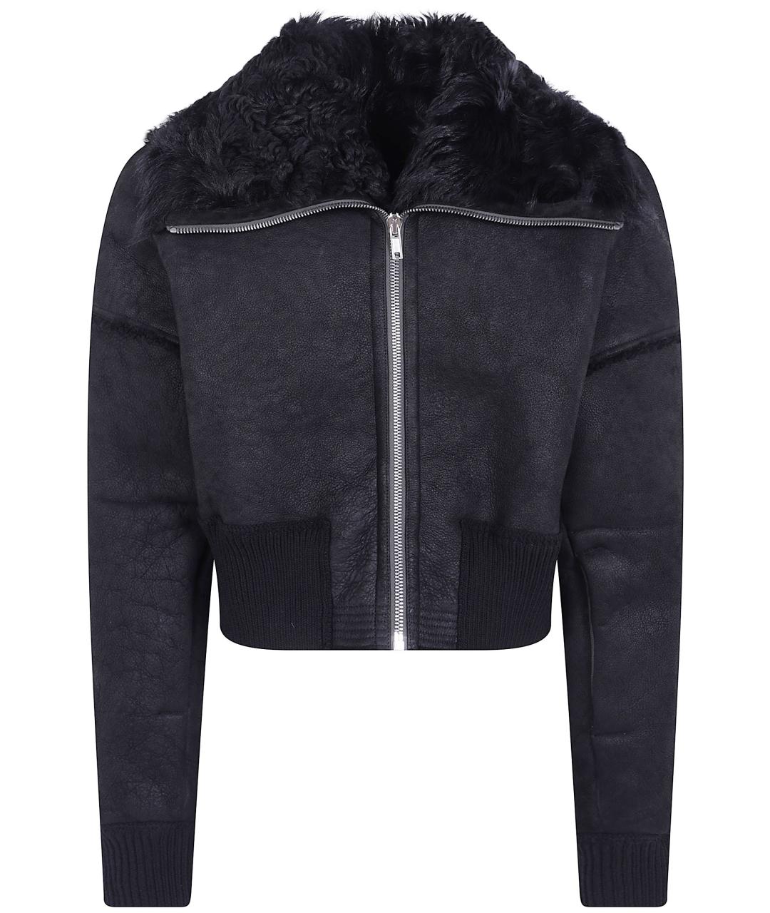 RICK OWENS Черная замшевая куртка, фото 1