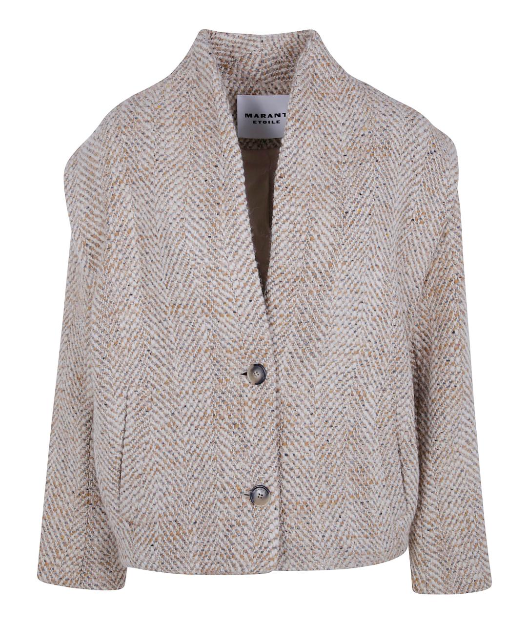 ISABEL MARANT Бежевое шерстяное пальто, фото 1