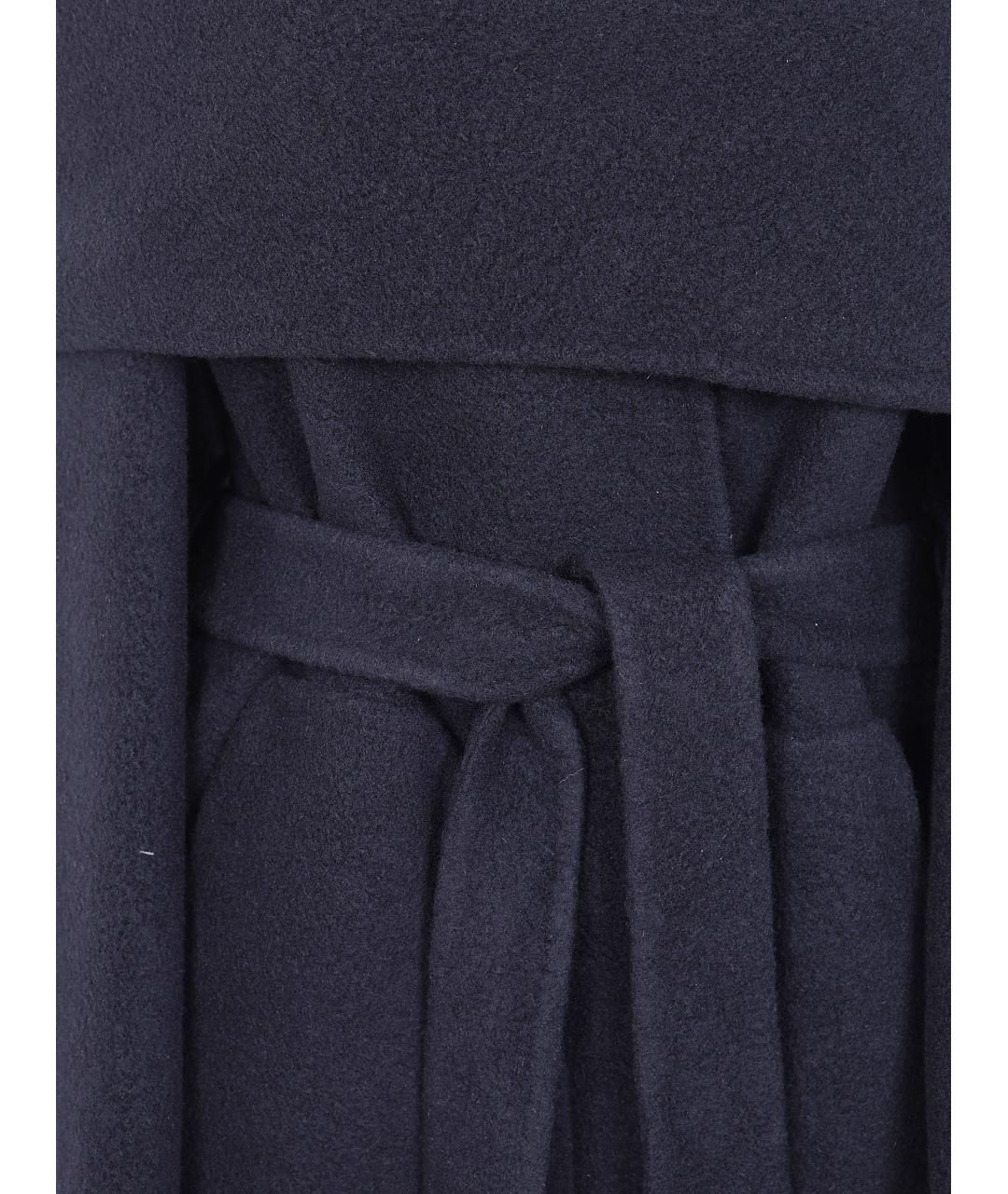 RICK OWENS Черное кашемировое пальто, фото 3