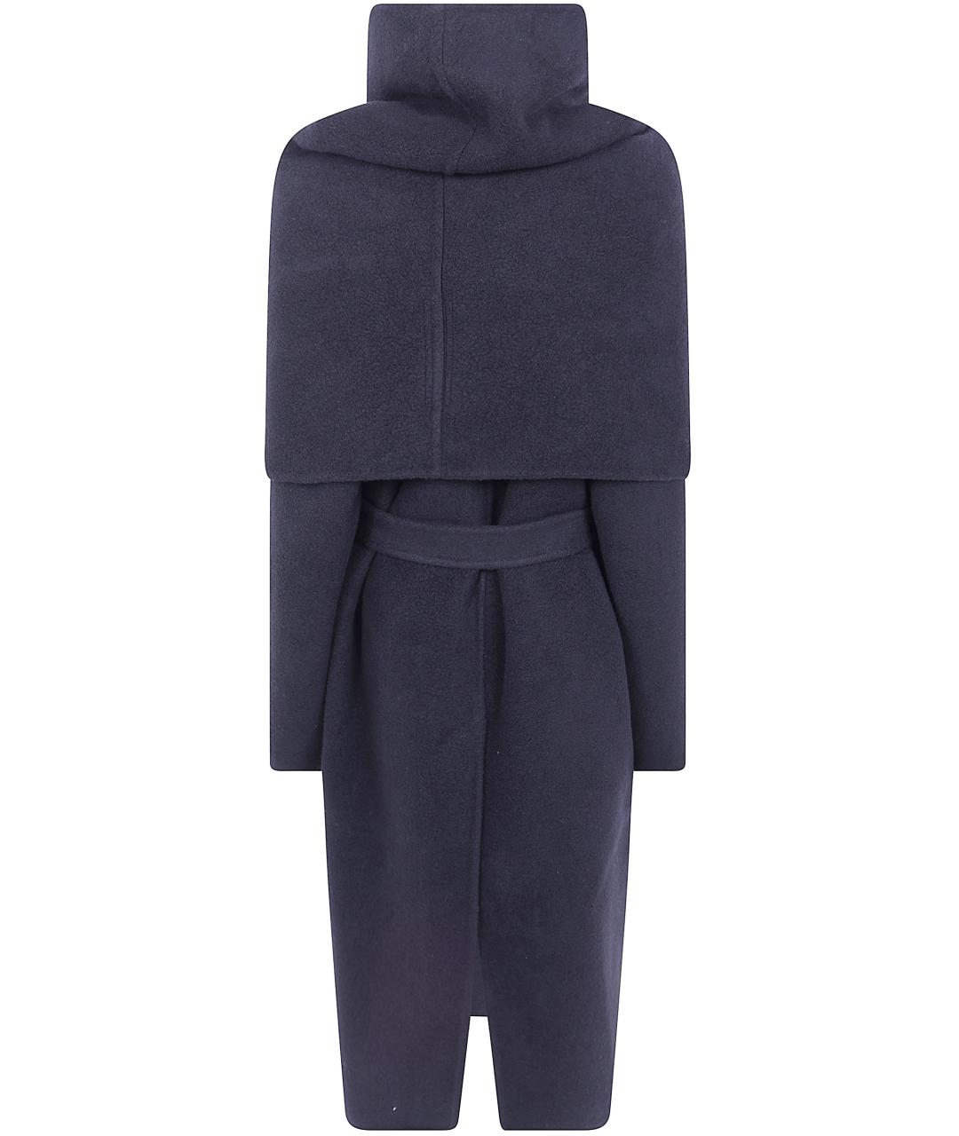 RICK OWENS Черное кашемировое пальто, фото 2