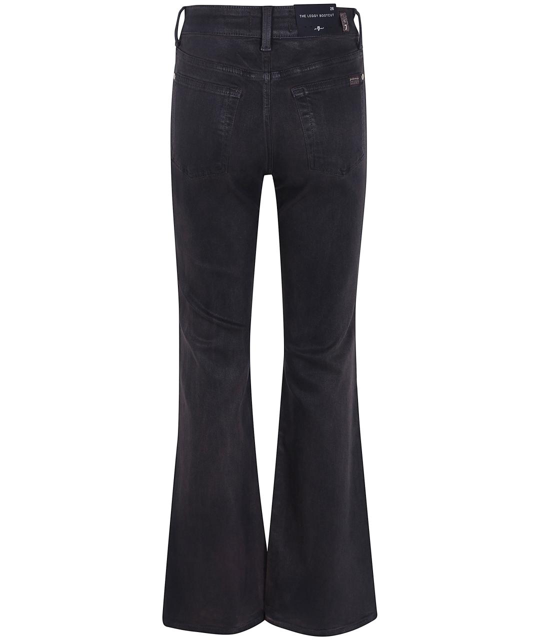 7 FOR ALL MANKIND Коричневые хлопковые прямые джинсы, фото 2