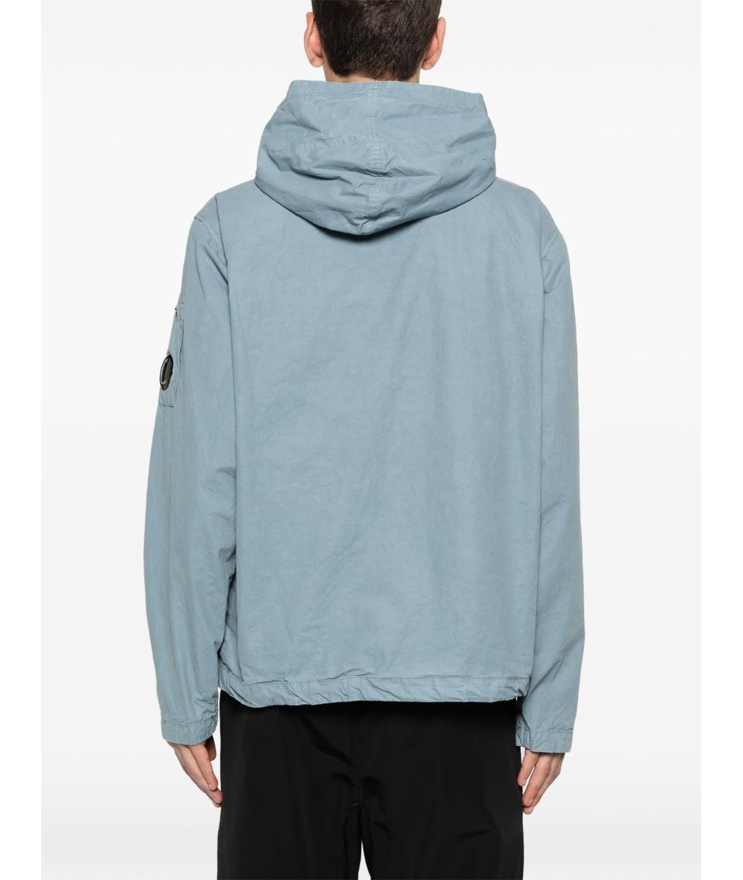 CP COMPANY Голубая хлопковая куртка, фото 5