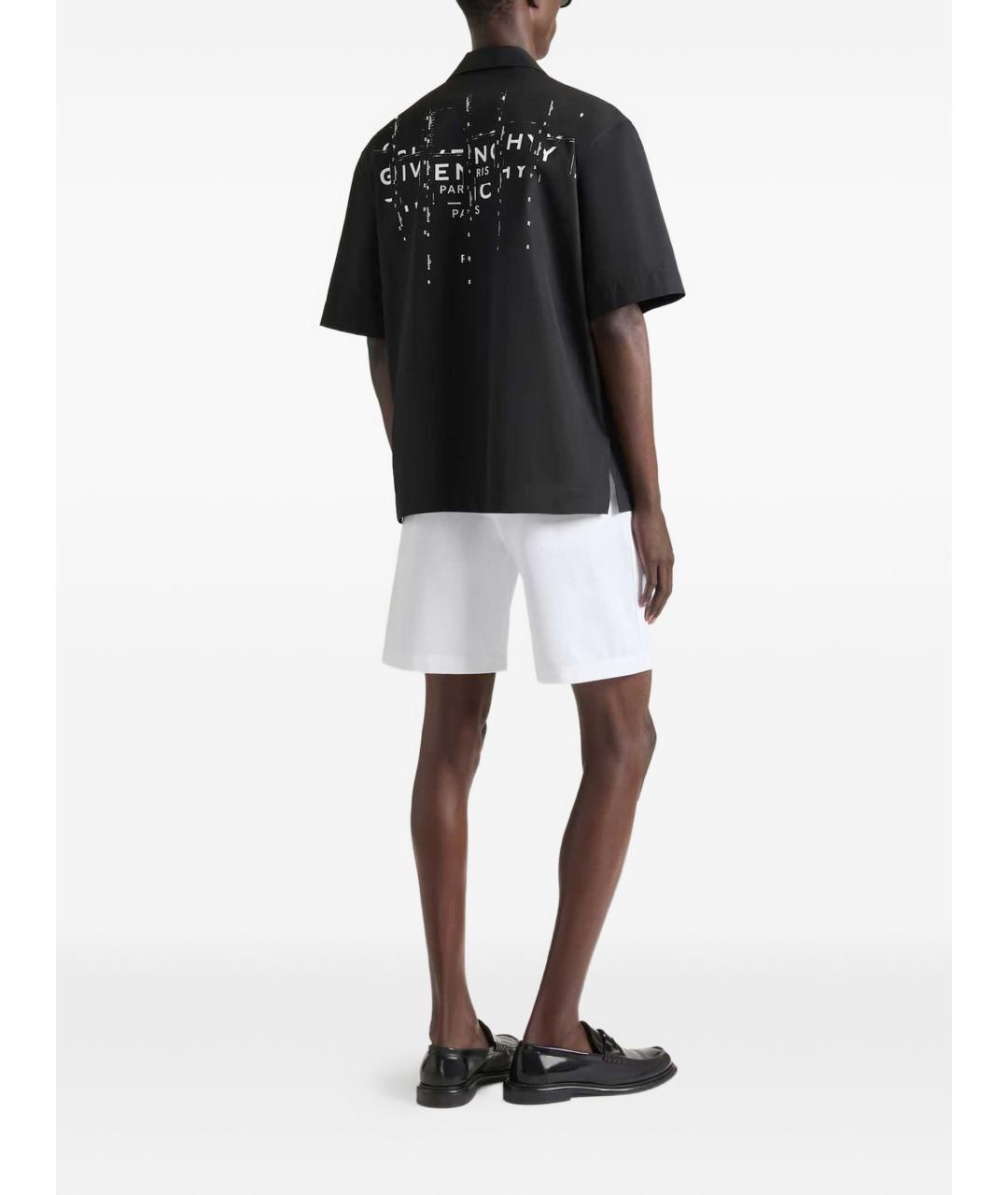 GIVENCHY Черная хлопковая кэжуал рубашка, фото 3