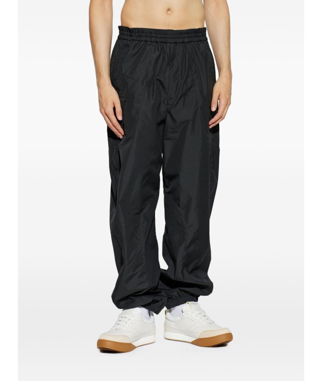 GIVENCHY Черные хлопковые повседневные брюки, фото 4