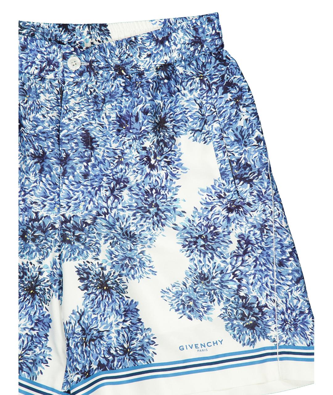 GIVENCHY Мульти шелковые шорты, фото 3