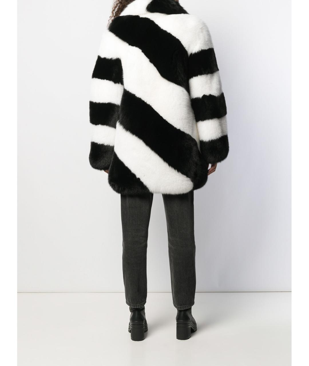 SAINT LAURENT Мульти меховая шуба, фото 4