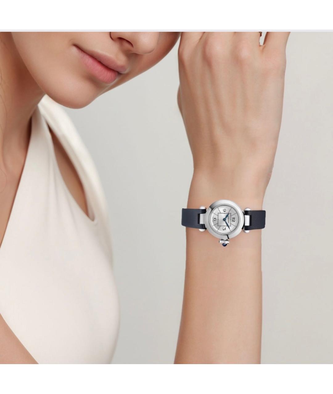 CARTIER Белые часы, фото 6